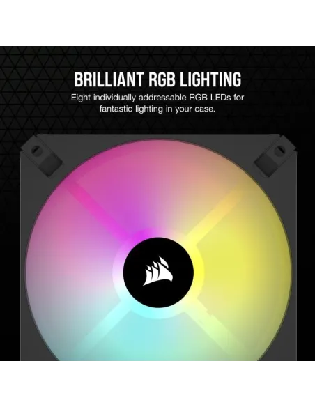 Corsair iCUE AR120 Digital RGB Triple Pack Ventiladores 120mm Negros