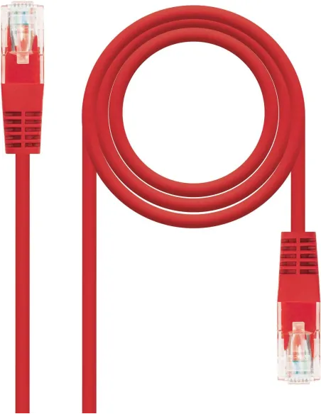 Nanocable 10.20.0101-R Cable de Red RJ45 Cat5E UTP 1 m Rojo