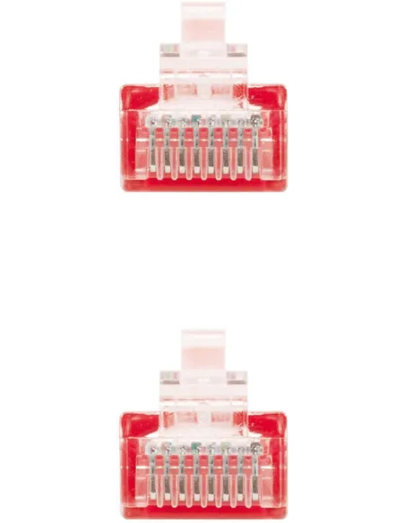 Nanocable 10.20.0101-R Cable de Red RJ45 Cat5E UTP 1 m Rojo