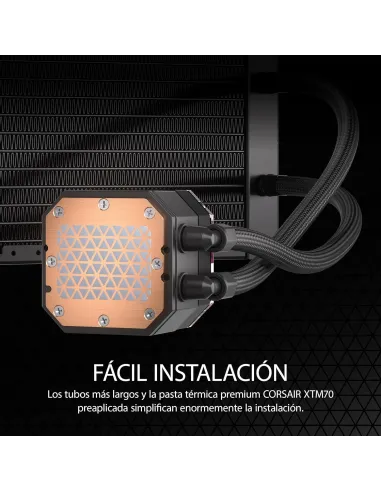 Corsair iCUE H170i ELITE CAPELLIX XT Kit de Refrigeración Líquida 420mm Negra