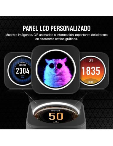 Corsair iCUE H170i ELITE LCD XT Kit de Refrigeración Líquida 420mm Negro