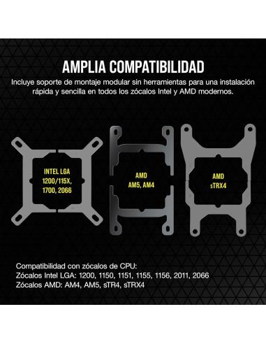 Corsair iCUE H170i ELITE LCD XT Kit de Refrigeración Líquida 420mm Negro