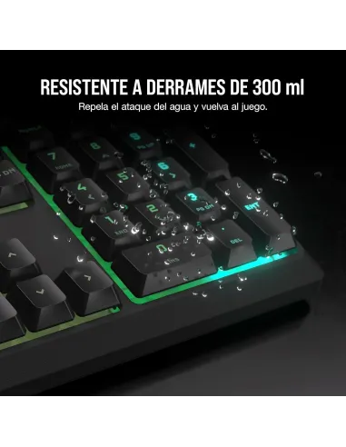 Corsair K55 CORE RGB Teclado Gaming Retroiluminado Negro