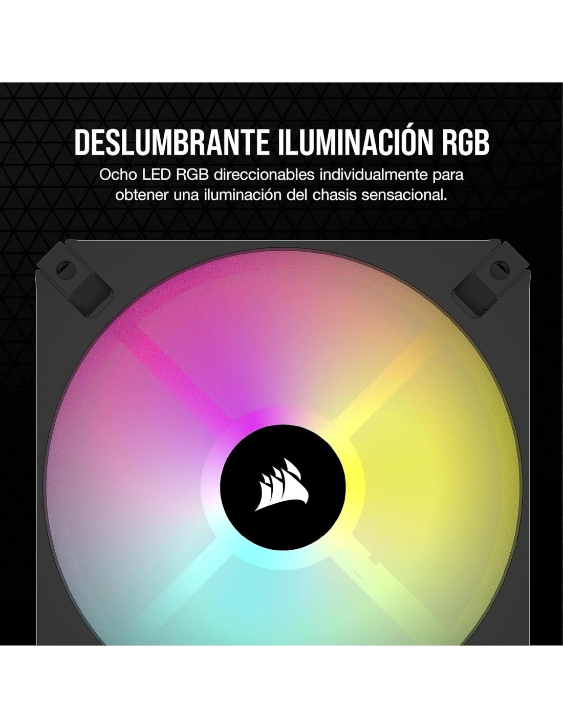 Corsair iCUE AR120 Digital RGB Ventilador 120mm Negro