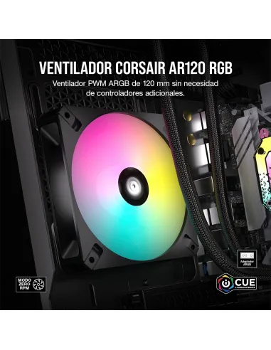 Corsair iCUE AR120 Digital RGB Ventilador 120mm Negro