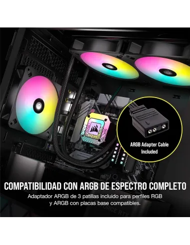 Corsair iCUE AR120 Digital RGB Ventilador 120mm Negro