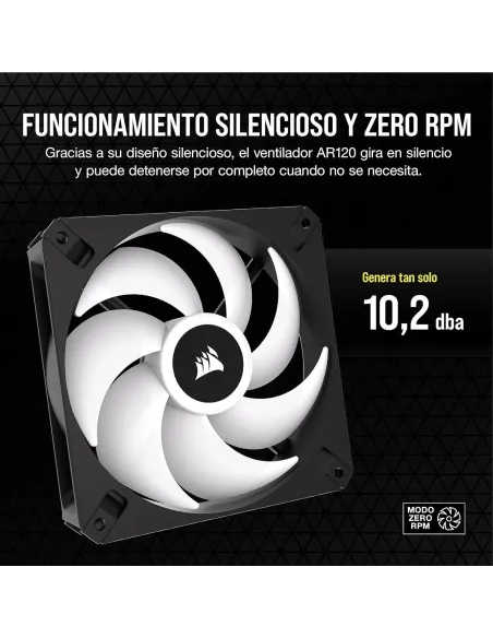 Corsair iCUE AR120 Digital RGB Ventilador 120mm Negro