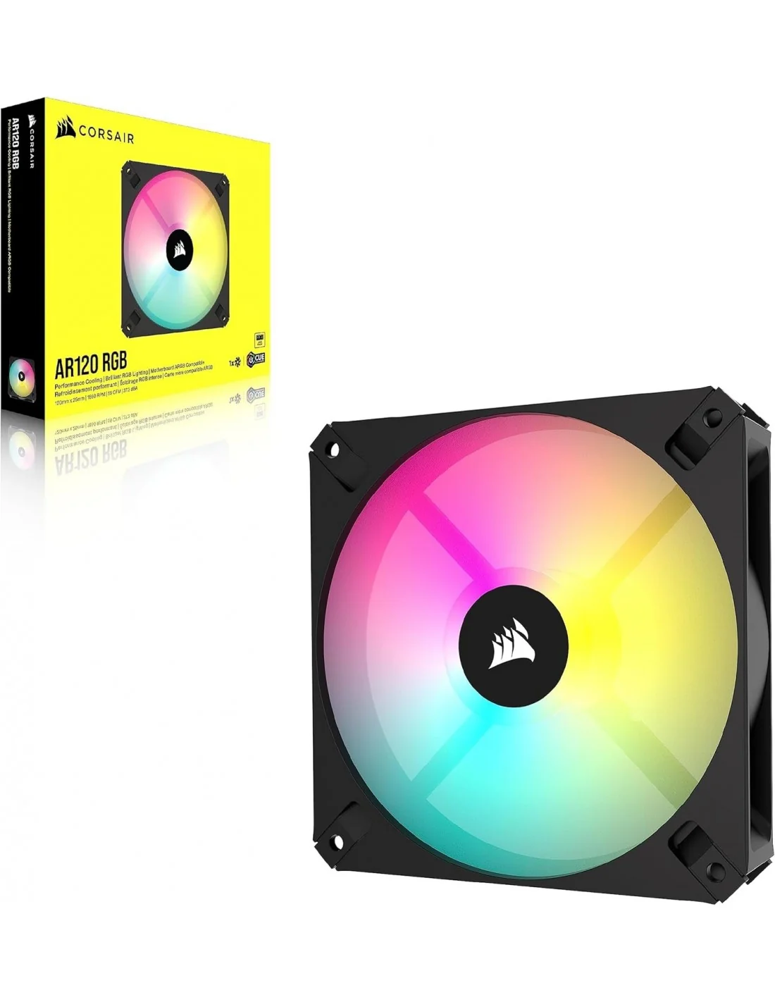 Corsair iCUE AR120 Digital RGB Ventilador 120mm Negro