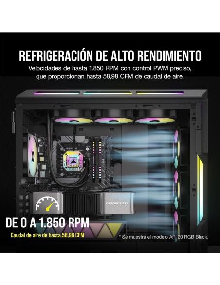 Corsair iCUE AR120 Digital RGB Ventilador 120mm Blanco