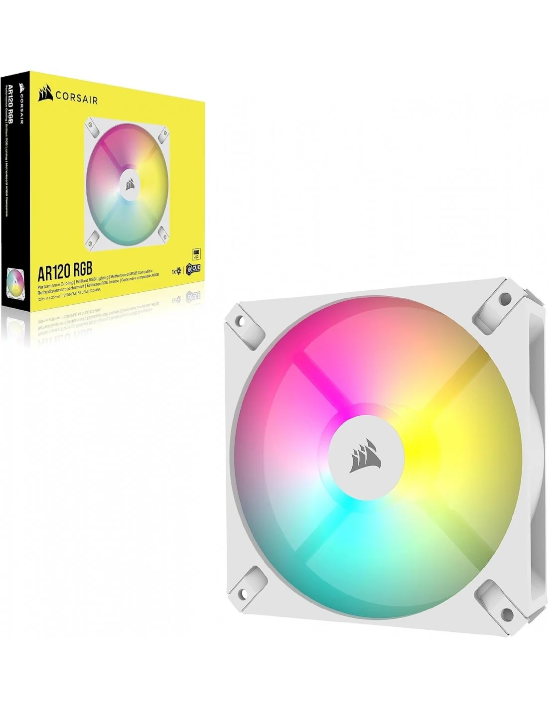 Corsair iCUE AR120 Digital RGB Ventilador 120mm Blanco