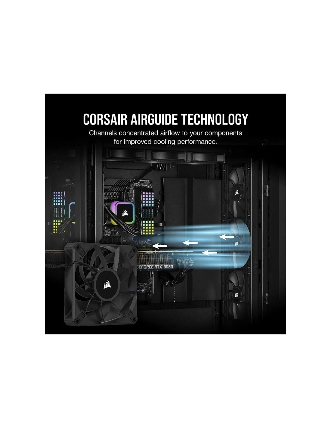 Corsair AF140 Elite 140 mm PWM Ventilador con Rodamiento Dinámico Líquido 140mm Negro