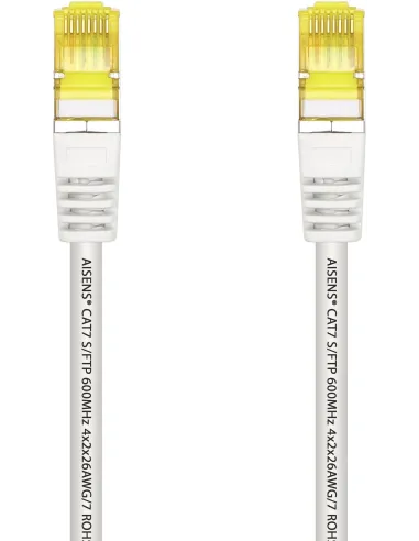 Aisens A146-0488 Cable de Red RJ45 Cat7 SFTP LSHZ 25 cm Blanco