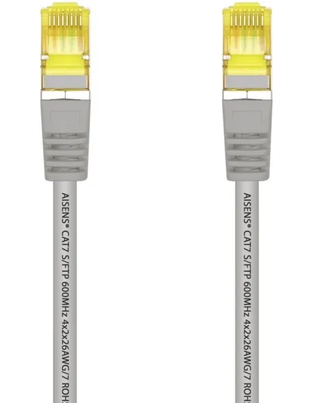 Aisens A146-0332 Cable de Red RJ45 Cat7 SFTP LSHZ 25 cm Gris