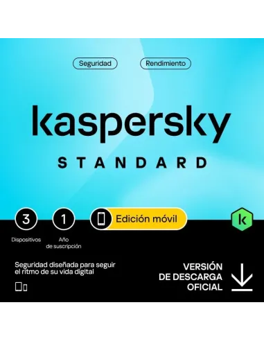 Kaspersky Mobile Standard para Android 3 Licencias 1 Año
