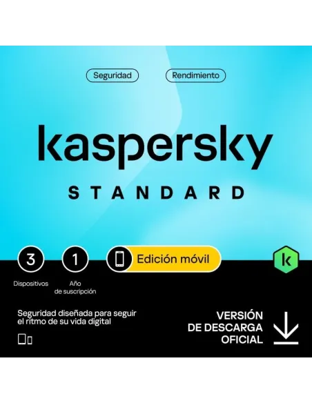 Kaspersky Mobile Standard para Android 3 Licencias 1 Año