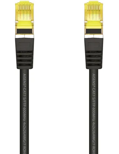 Aisens A146-0486 Cable de Red RJ45 Cat7 SFTP LSHZ 1 m Negro