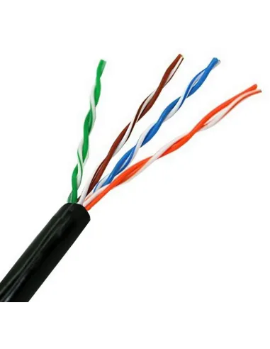 Aisens A133-0213  Bobina Cable de Red RJ45 Cat.5E U/UTP 305 m Negro