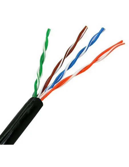 Aisens A133-0213  Bobina Cable de Red RJ45 Cat.5E U/UTP 305 m Negro