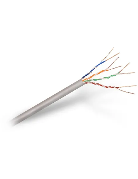 Aisens A133-0208 Bobina de Cable de Red RJ45 Cat5E UTP 100 m Gris