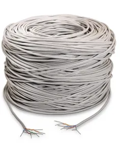 Aisens A133-0208 Bobina de Cable de Red RJ45 Cat5E UTP 100 m Gris-CABL50412