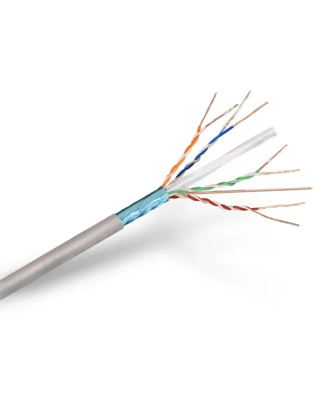 Aisens A136-0281 Bobina de Cable de Red RJ45 Cat.6 FTP 100 m Gris
