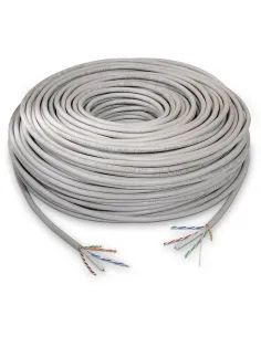 Aisens A135-0261 Bobina de Cable de Red RJ45 Cat.6  U/UTP 100 m Gris-CABL50463