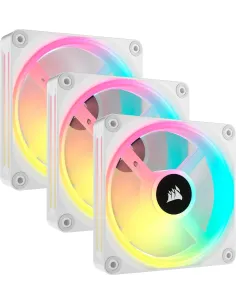 Corsair ICUE Link QX120 RGB 3x Kit de Expansión de Ventilador PWM 120mm Blanco