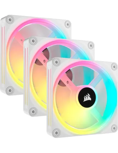 Corsair ICUE Link QX120 RGB 3x Kit de Expansión de Ventilador PWM 120mm Blanco