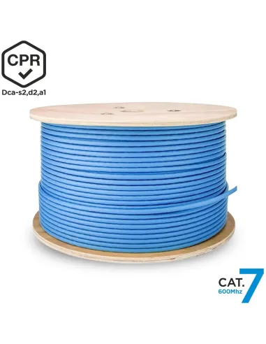 Aisens A135-0665 Bobina de Cable de Red RJ45 Cat.7 S-FTP LSHZ 305m Azul
