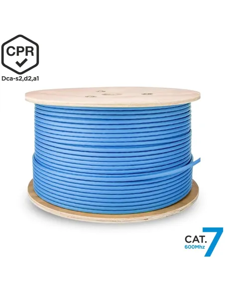Aisens A135-0665 Bobina de Cable de Red RJ45 Cat.7 S-FTP LSHZ 305m Azul