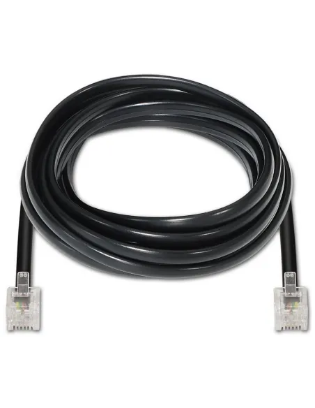 Aisens A143-0319 Cable de Teléfono RJ-11 6P4C 2 m Negro