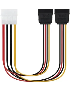 Nanocable 10.19.0102 Cable SATA Molex 4-Pin a SATA 30 cm Multicolor-CABL36575