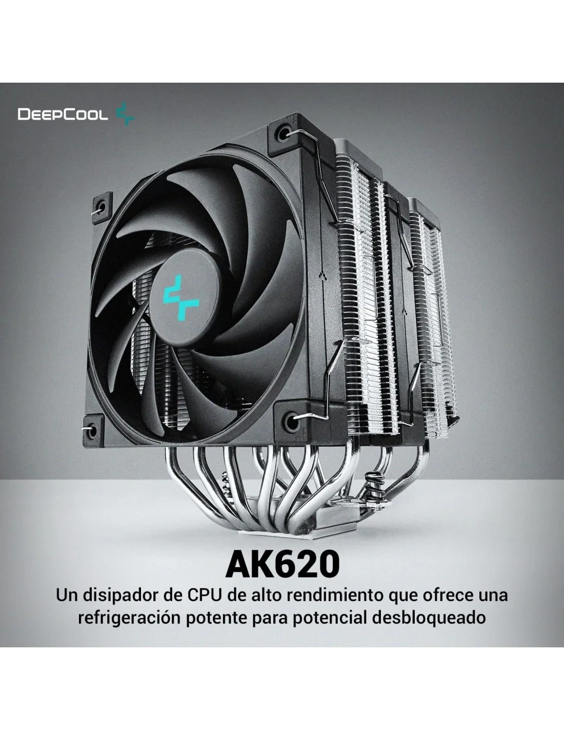 DeepCool AK620 Ventilador CPU 120mm Negro