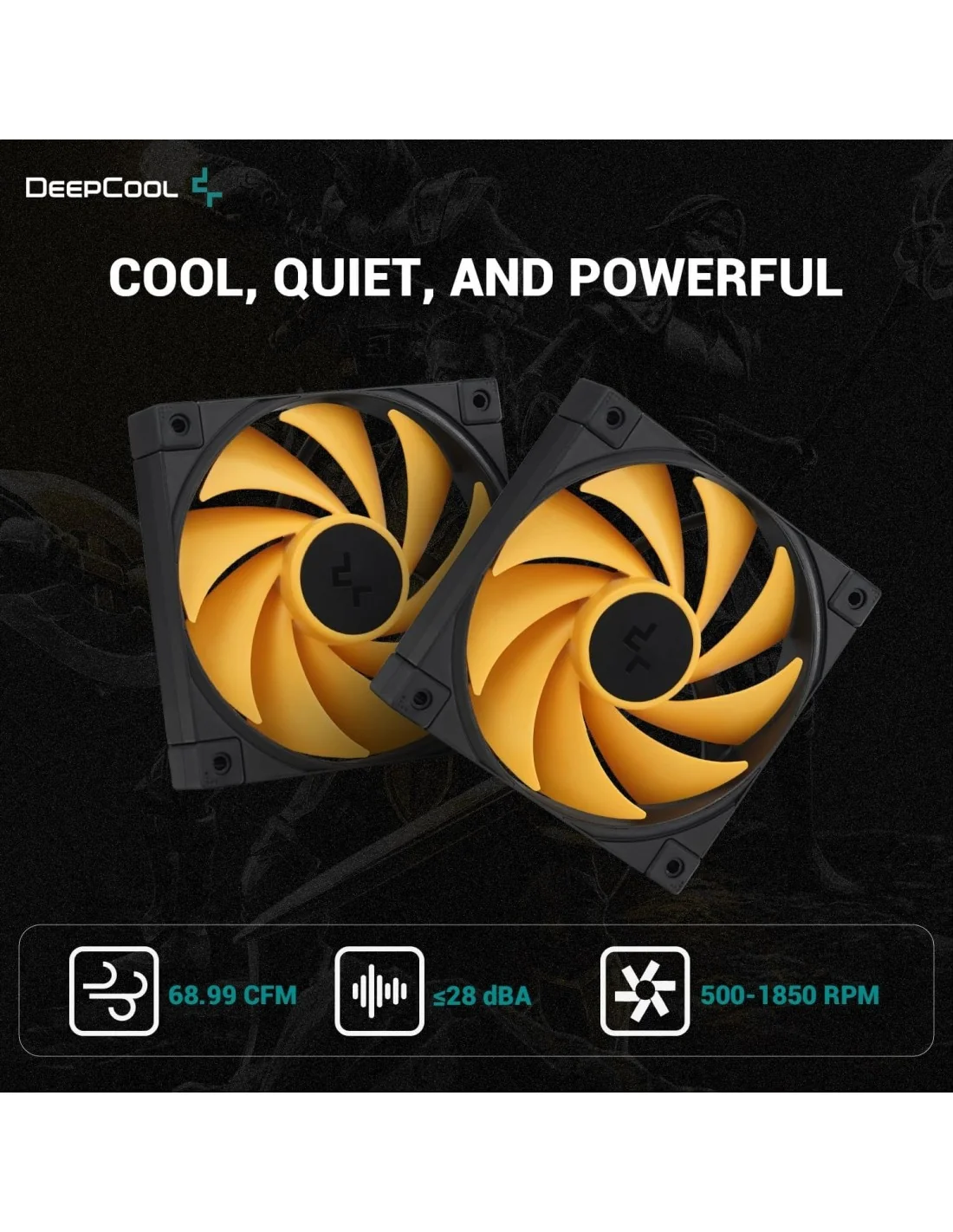 DeepCool AK620 Zero Dark Zoria Ventilador CPU 120mm Negro/Amarillo