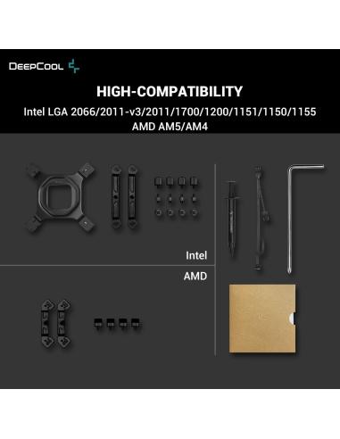 DeepCool AK620 Zero Dark Zoria Ventilador CPU 120mm Negro/Amarillo