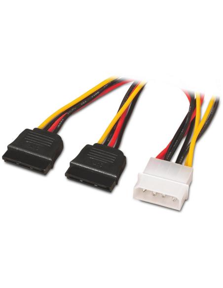 Aisens A131-0161 Cable SATA Molex 4-Pin a SATA 15-Pin 20 cm Multicolor