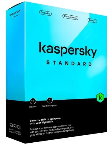 Kaspersky Standard 10 Dispositivos 1 Año