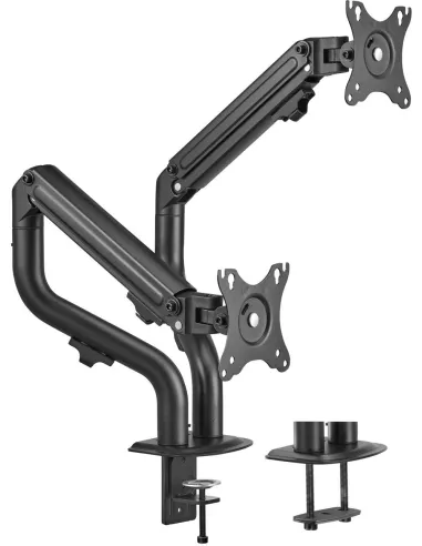 Aisens DT32TSR-141 Soporte de Mesa para 2 Monitores/TV 17"-32" Máx. 16KG