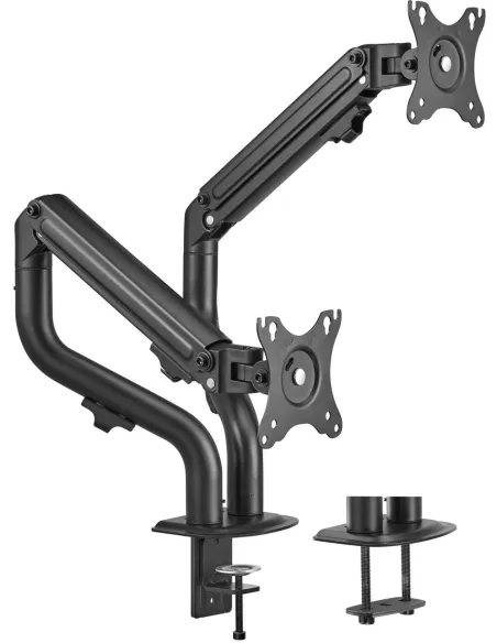 Aisens DT32TSR-141 Soporte de Mesa para 2 Monitores/TV 17"-32" Máx. 16KG