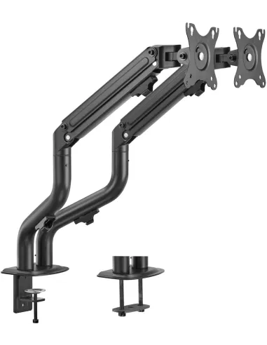 Aisens DT32TSR-141 Soporte de Mesa para 2 Monitores/TV 17"-32" Máx. 16KG