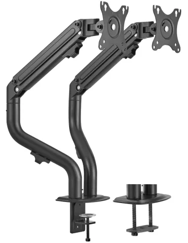 Aisens DT32TSR-141 Soporte de Mesa para 2 Monitores/TV 17"-32" Máx. 16KG