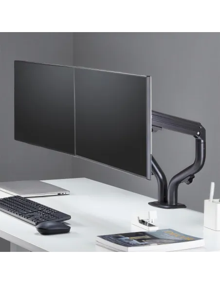 Aisens DT32TSR-141 Soporte de Mesa para 2 Monitores/TV 17"-32" Máx. 16KG