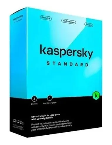 Kaspersky Standard 3 Dispositivos 1 Año