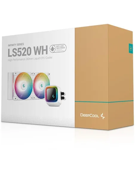 DeepCool LS520 Kit de Refrigeración Líquida 240mm Blanco