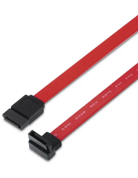 Aisens A130-0155 Sata III 7-Pin a Sata III 7-Pin Acodado 50 cm Rojo