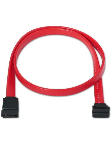 Aisens A130-0155 Sata III 7-Pin a Sata III 7-Pin Acodado 50 cm Rojo