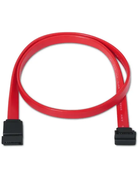 Aisens A130-0155 Sata III 7-Pin a Sata III 7-Pin Acodado 50 cm Rojo