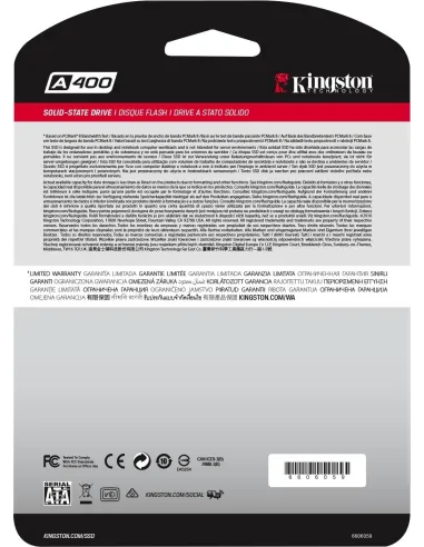 Kingston A400 SSD 240 GB SATA3