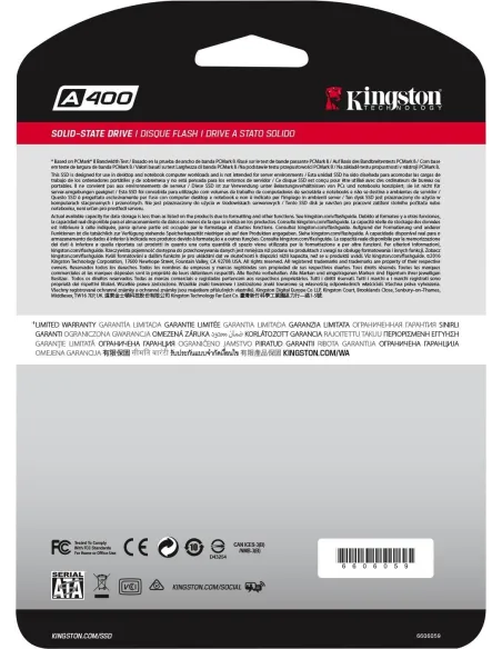 Kingston A400 SSD 240 GB SATA3
