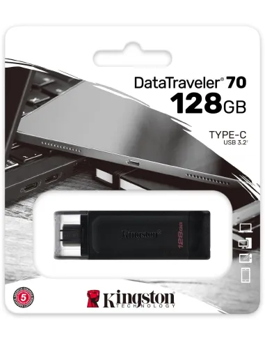 Kingston DataTraveler 70 128GB USB-C Negro